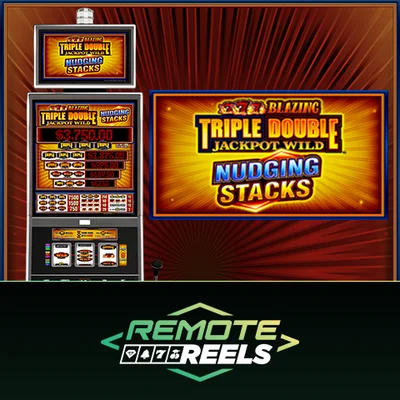 Blazing 777 Triple Double Jackpot Wild Nudging Stacks