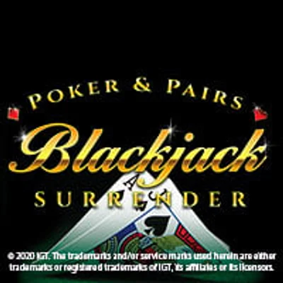 Blackjack Poker & Pairs with Surrender