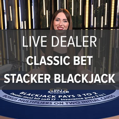 Live Dealer Classic Bet Stacker Blackjack 10